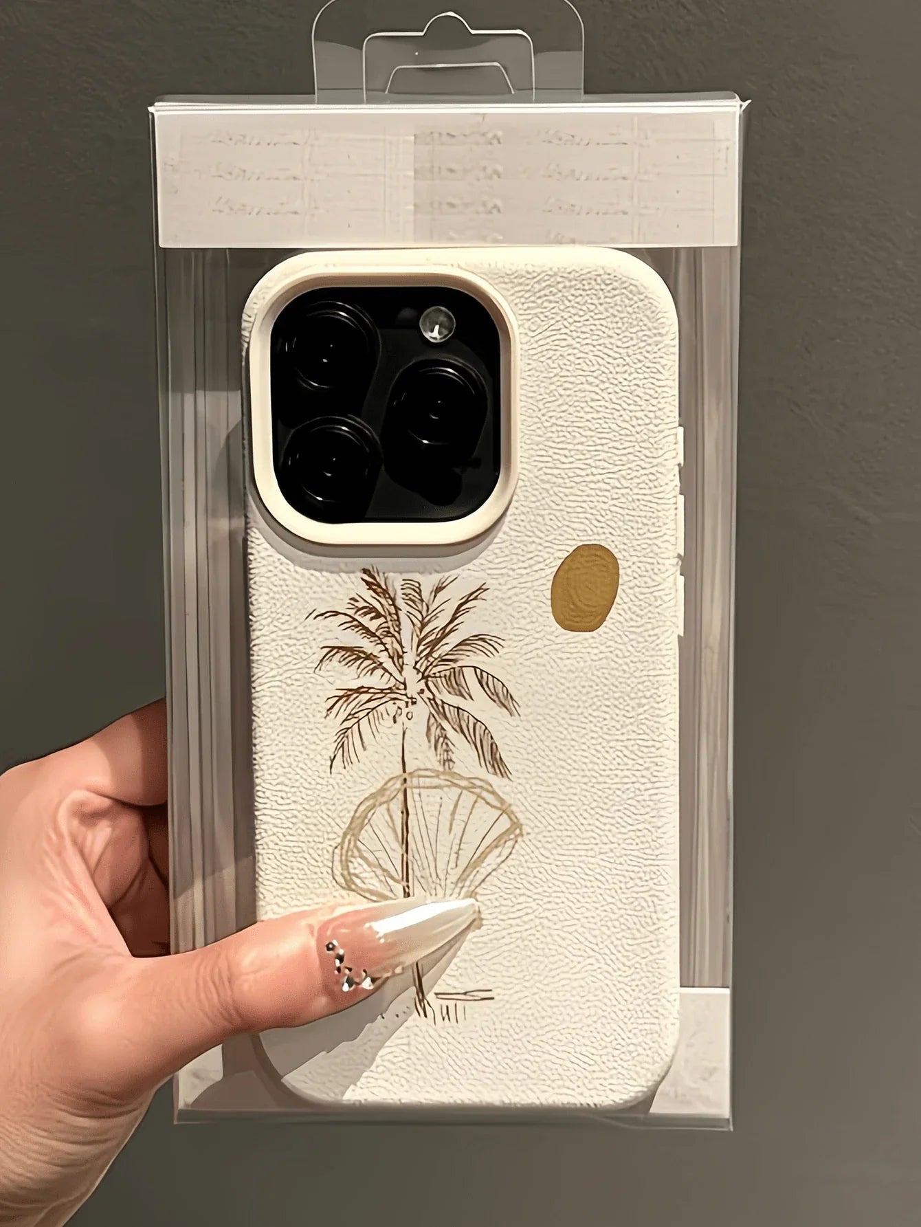 Iphone Pink White TPU Fashion Shockproof Mobile Cover