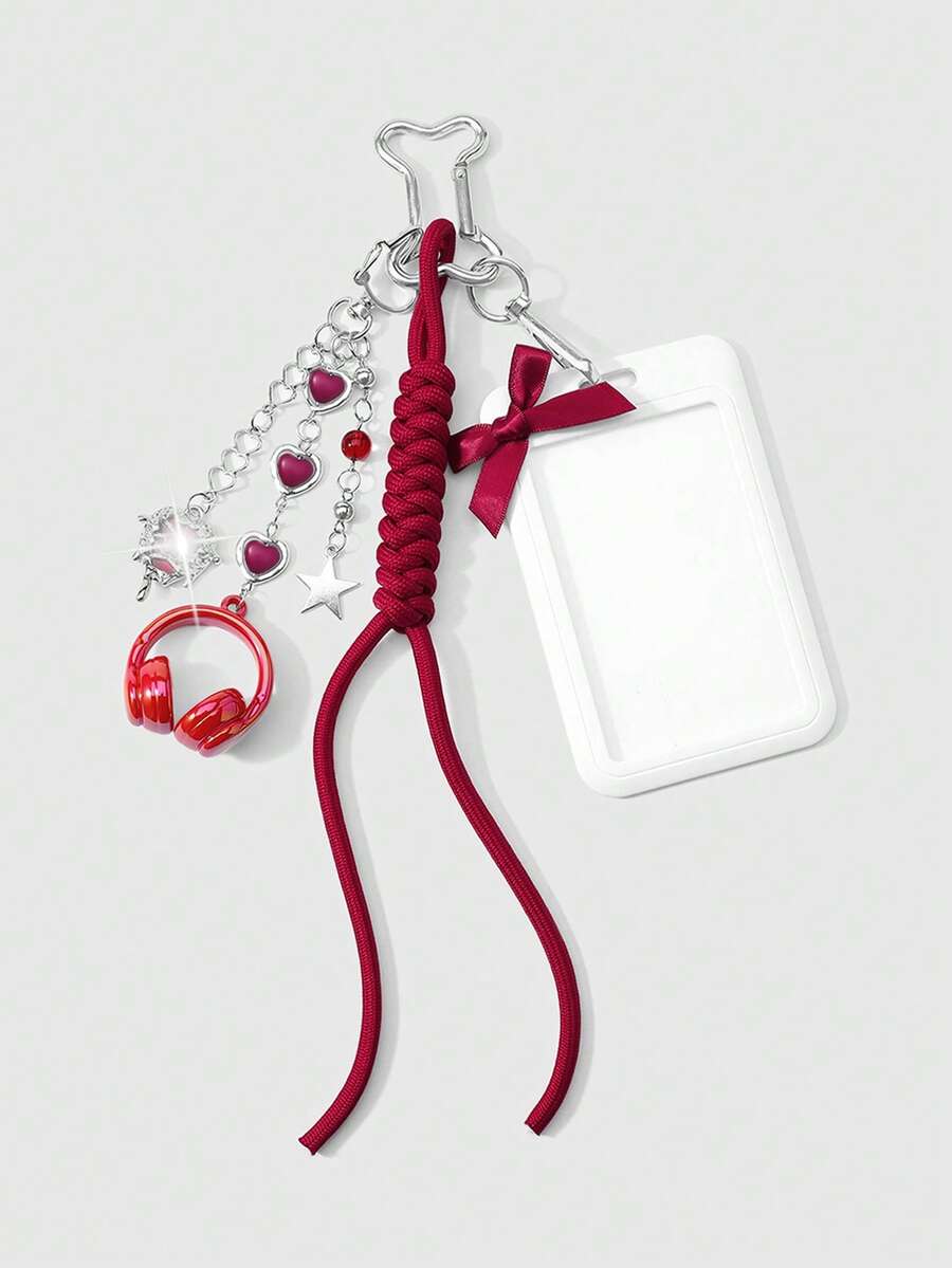 ROMWE Kawaii 1 College Style Red Card Cover