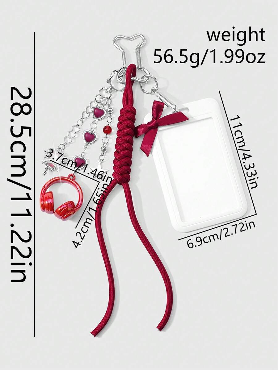 ROMWE Kawaii 1 College Style Red Card Cover