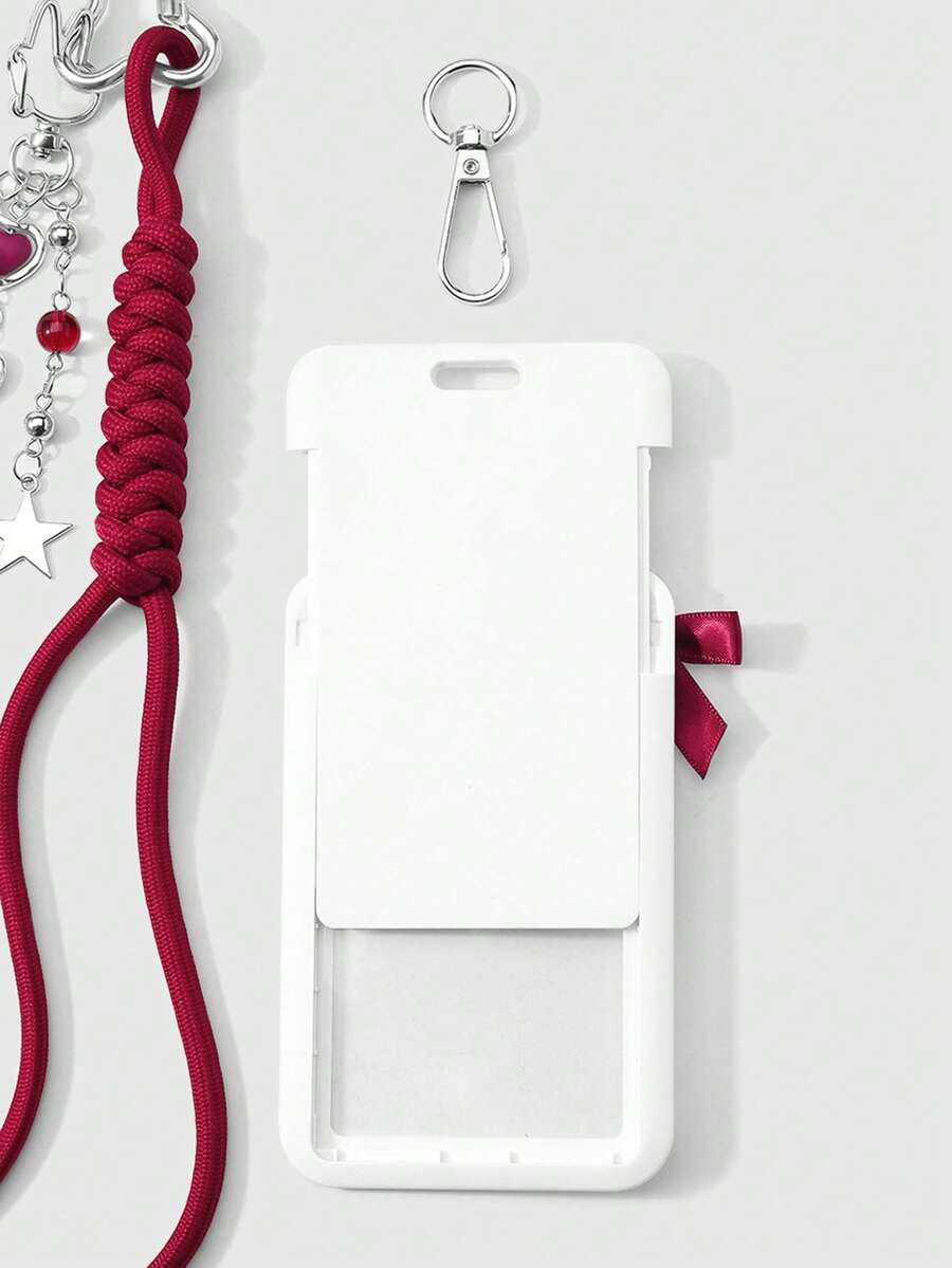 ROMWE Kawaii 1 College Style Red Card Cover