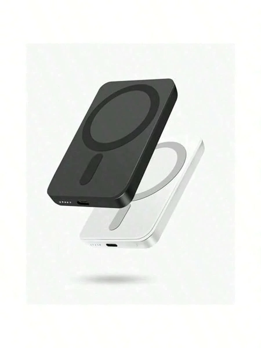 Fast Charging Magnetic Wireless Power Bank With MagSafe Ring Portable Charger