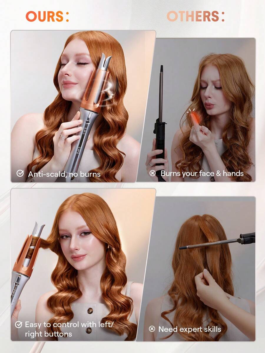 SHEGLAM HAIR It-Curl One-Touch Instant Curler Automatic Curling Iron