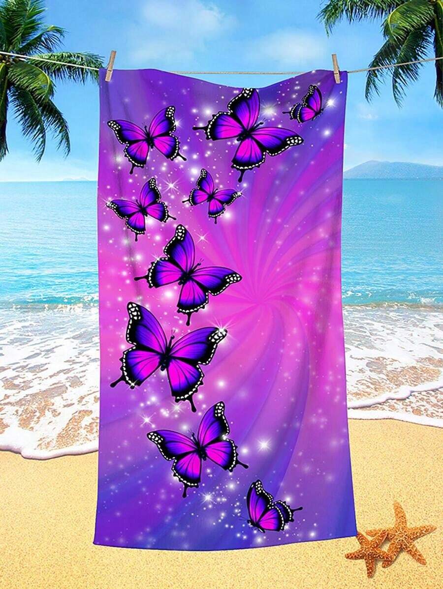 Leopard Print Beach Towel