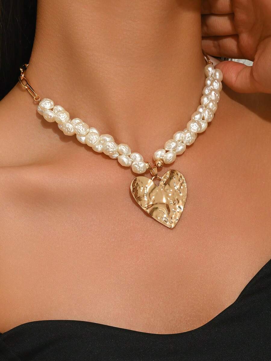 Elegant Fashion Gold Chain Plastic Orange Red Jelly