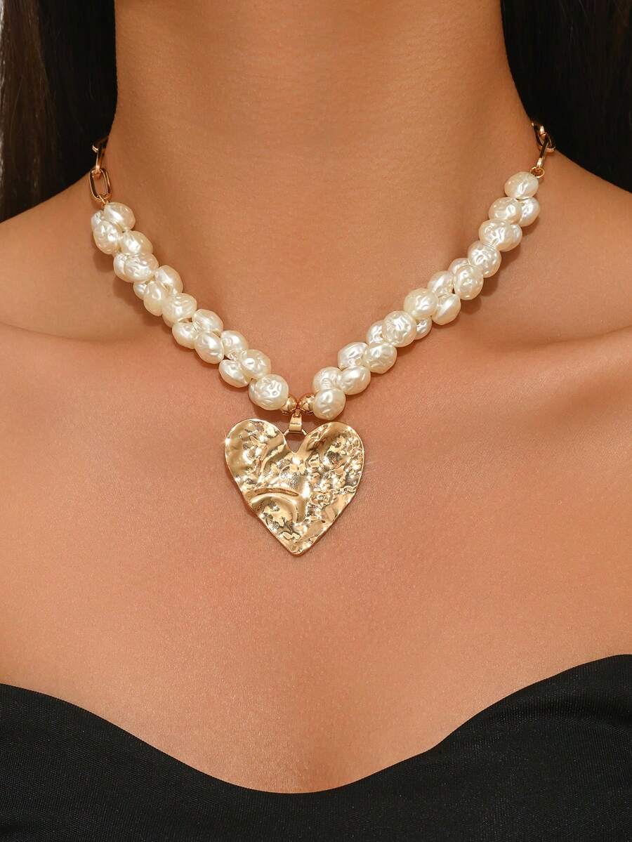 Elegant Fashion Gold Chain Plastic Orange Red Jelly