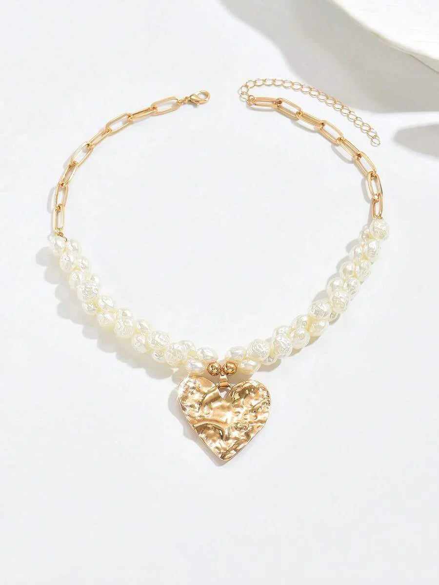 Elegant Fashion Gold Chain Plastic Orange Red Jelly
