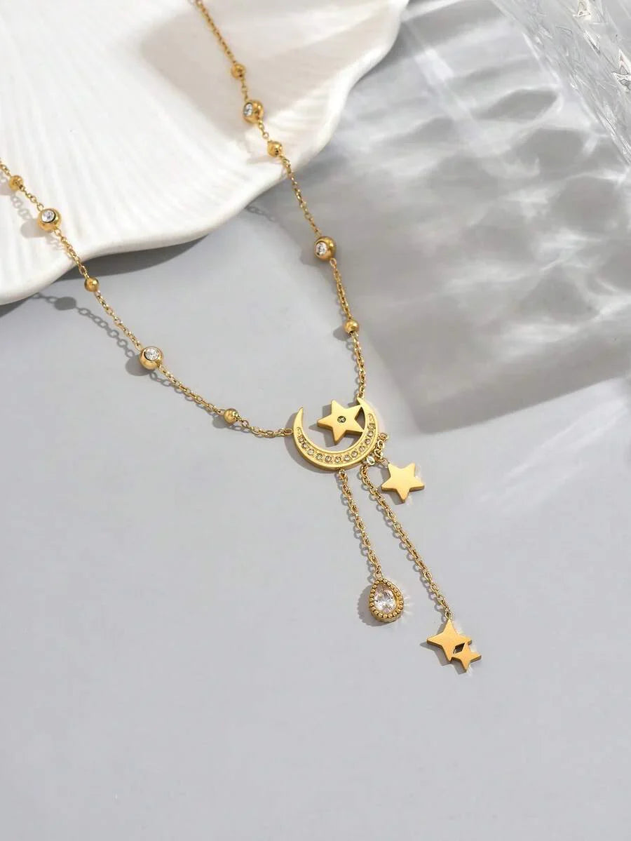 1pc Women's Stainless Steel Colorful Butterfly