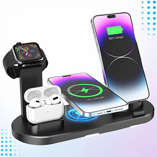 Fast Charging 3-In-1 Wireless Charger 3 In 1 Wireless Charger Station