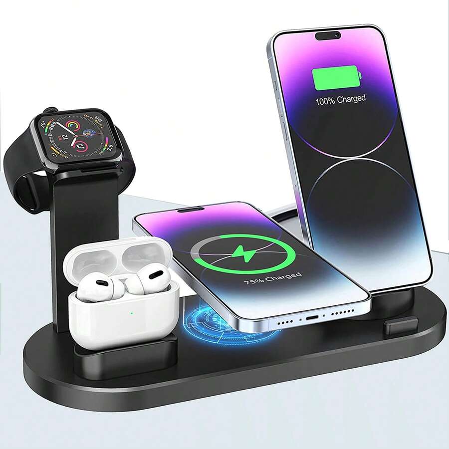 Fast Charging 3-In-1 Wireless Charger iphone