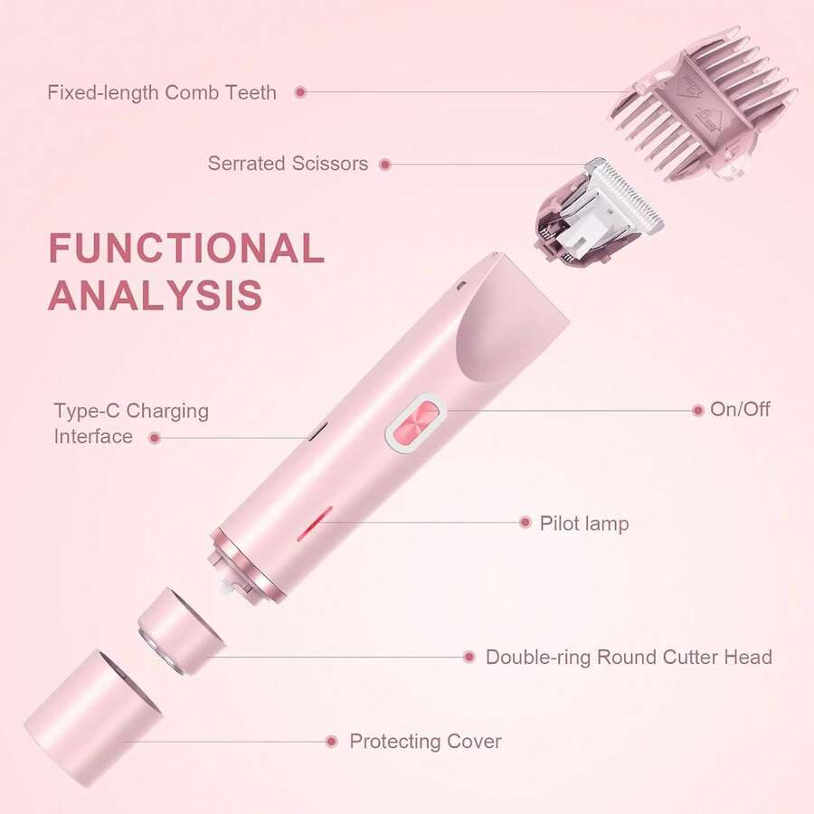 2 In 1 Women Electric Razor & Bikini Trimmer