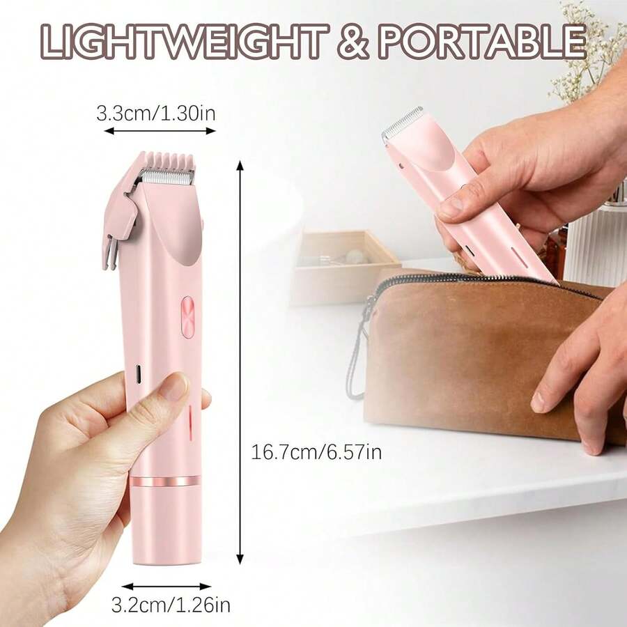 2 In 1 Women Electric Razor & Bikini Trimmer