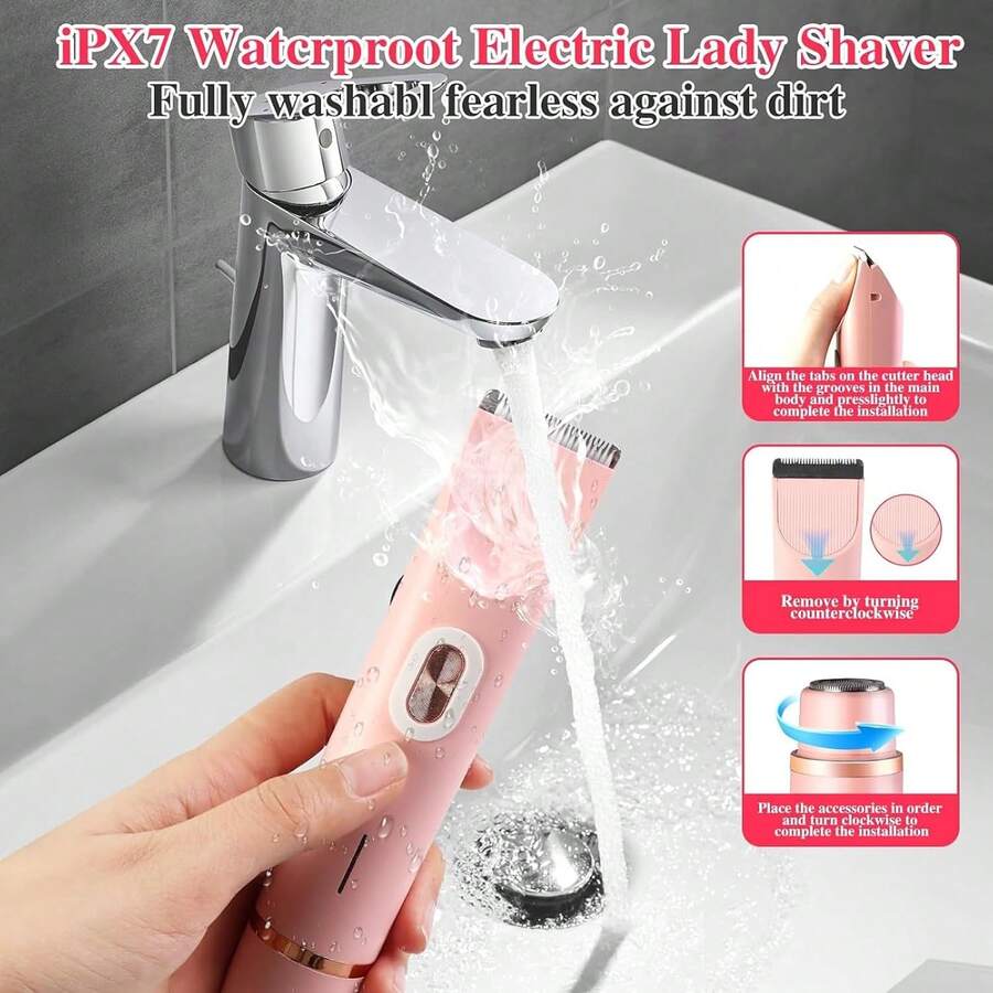 2 In 1 Women Electric Razor & Bikini Trimmer