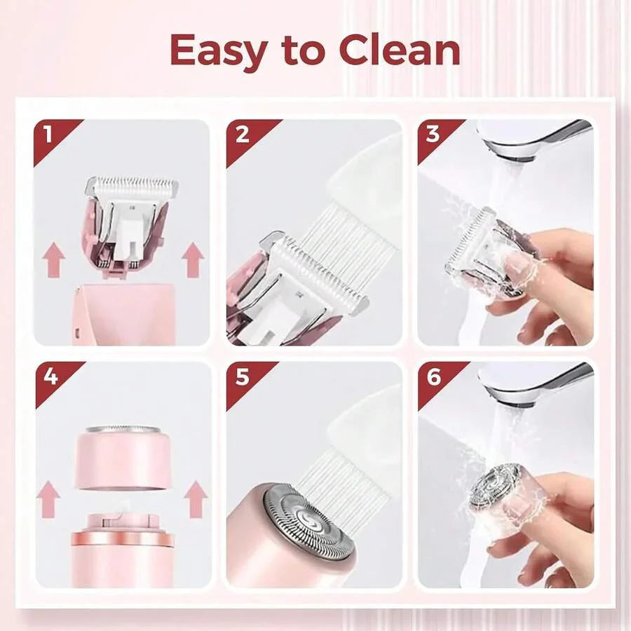 2 In 1 Women Electric Razor & Bikini Trimmer