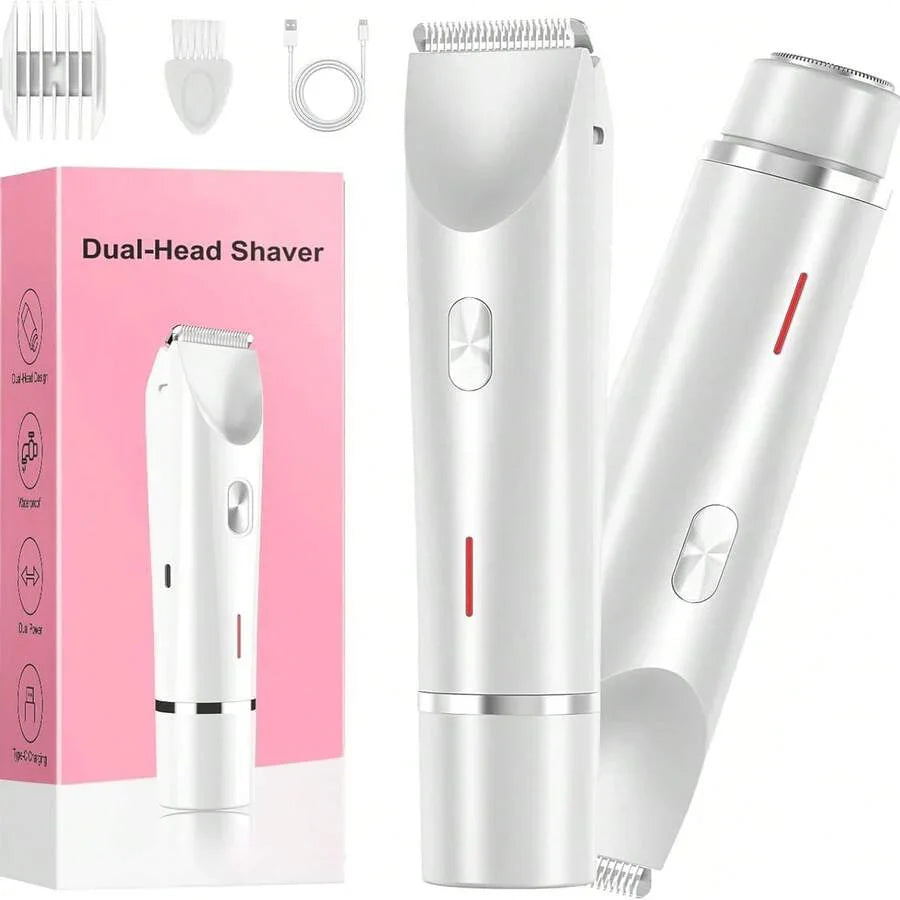 2 In 1 Women Electric Razor & Bikini Trimmer