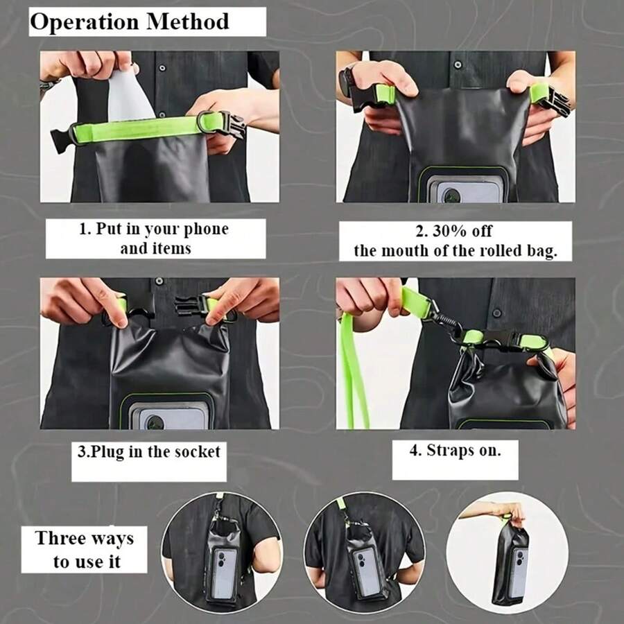 Large Capacity Waterproof Touch Screen Dry Bag