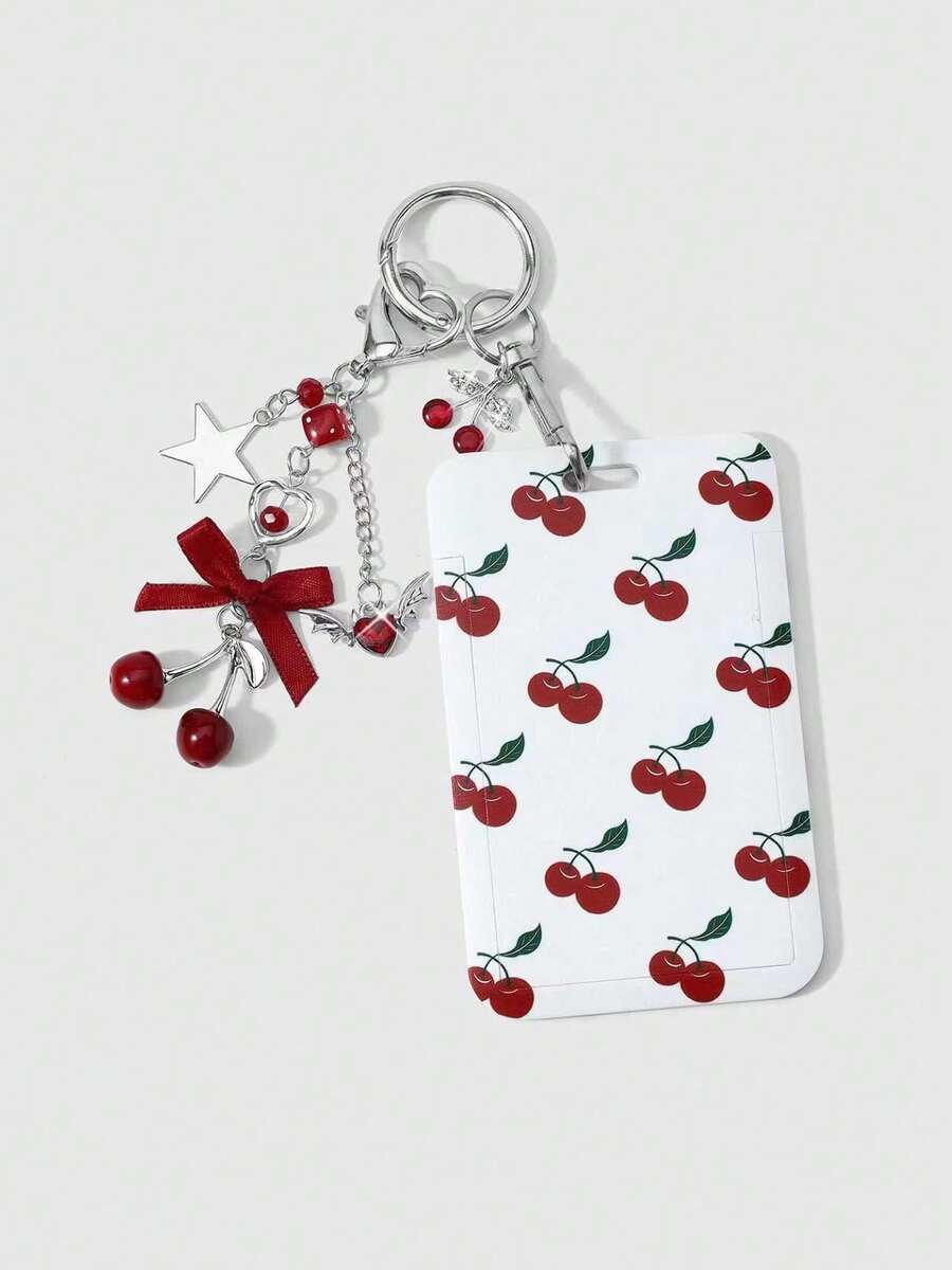 ROMWE Kawaii 1 College Style Red Card Cover