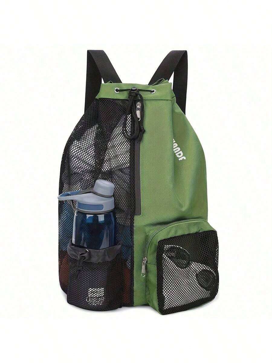 Swim Bag Mesh Drawstring Backpack Best Travel For School