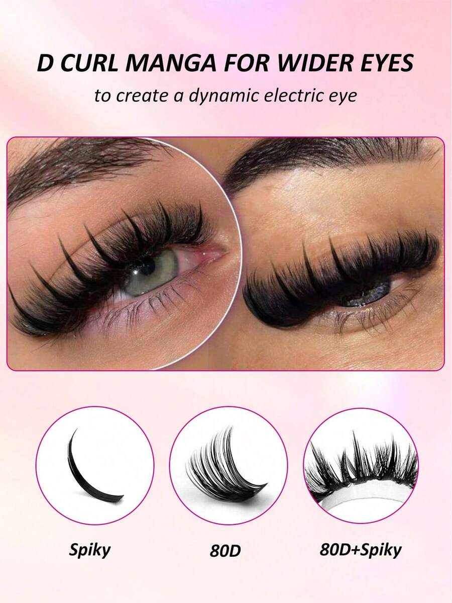 MEM Eyelash Extension Kit, DIY Eyelash Extension Set