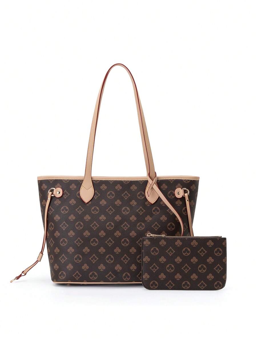 Women's Tote Bag With Pouch Set