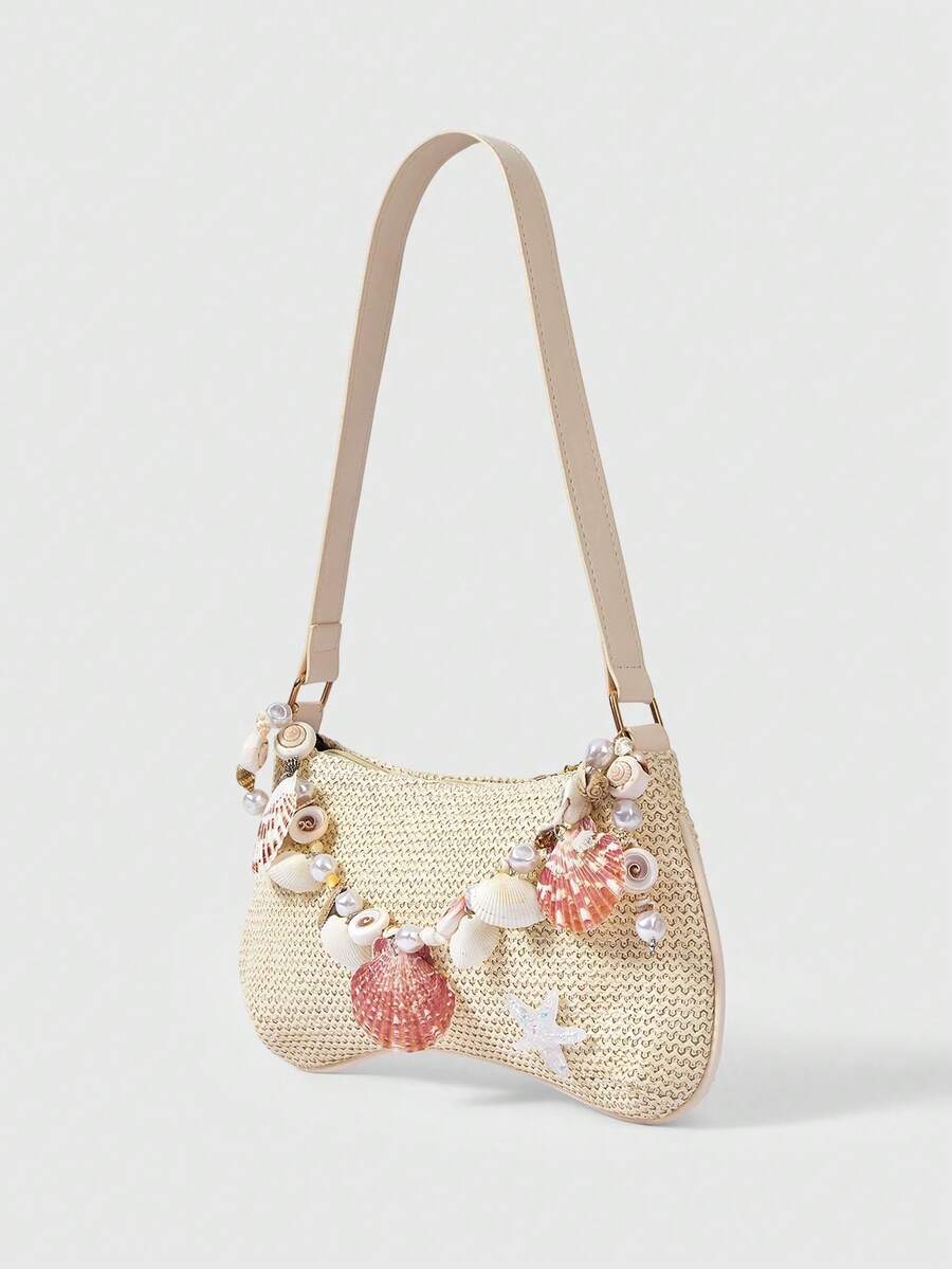 Viva Strut Summer Seaside Vacation Straw Bag