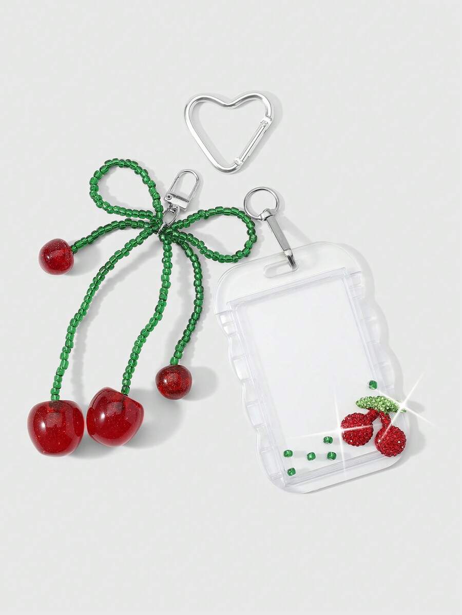ROMWE Kawaii 1 College Style Red Card Cover