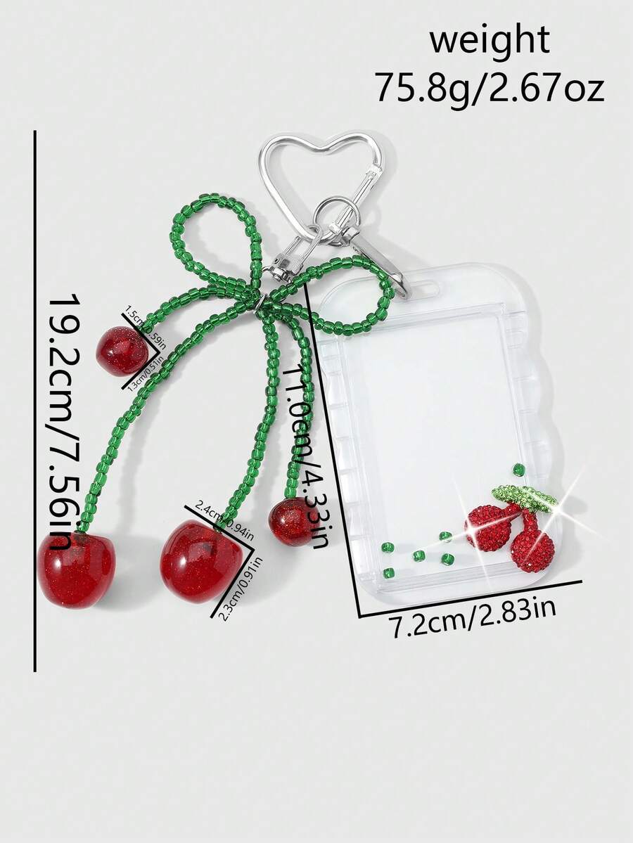 ROMWE Kawaii 1 College Style Red Card Cover