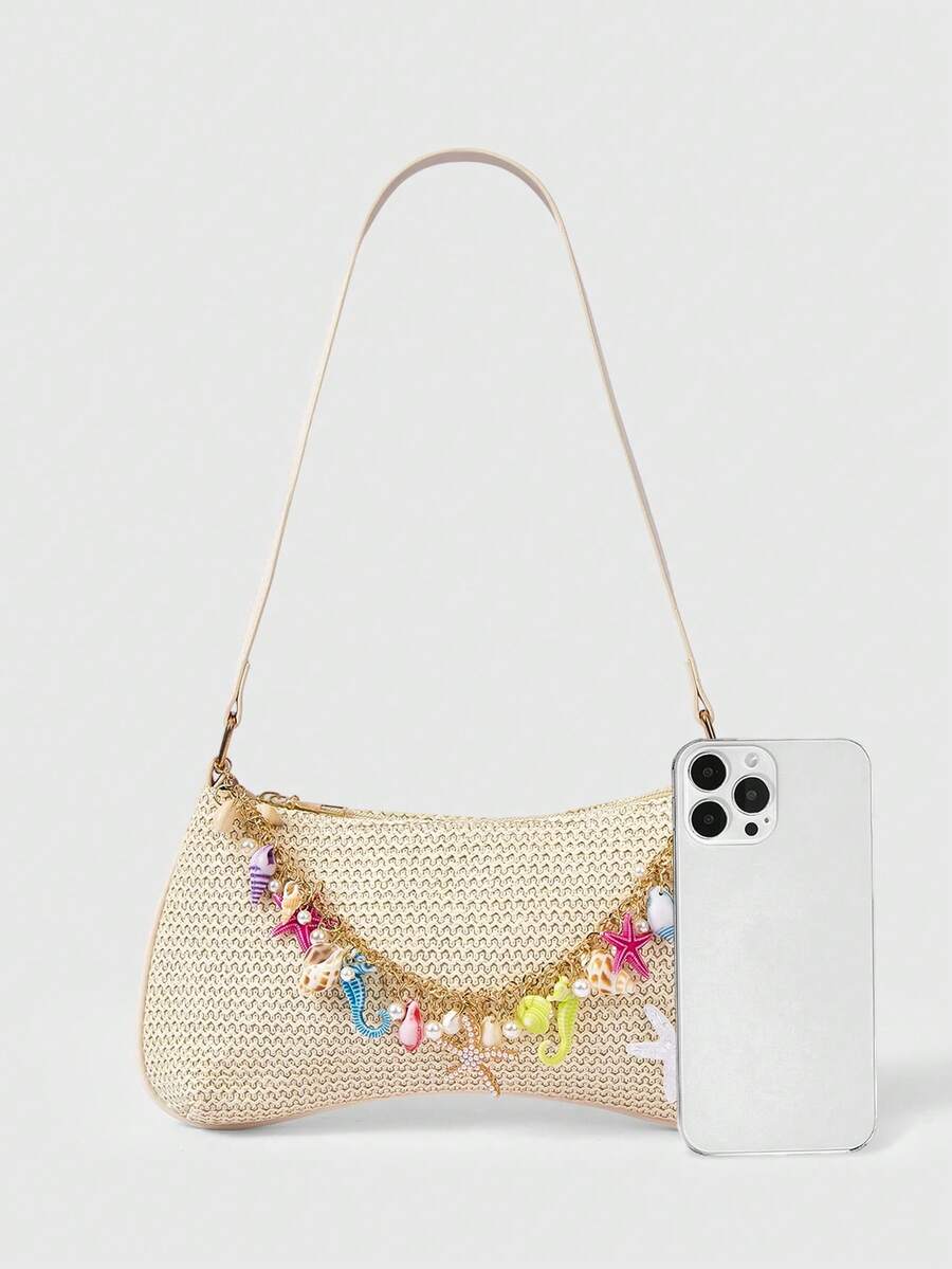 Viva Strut Summer Seaside Vacation Straw Bag