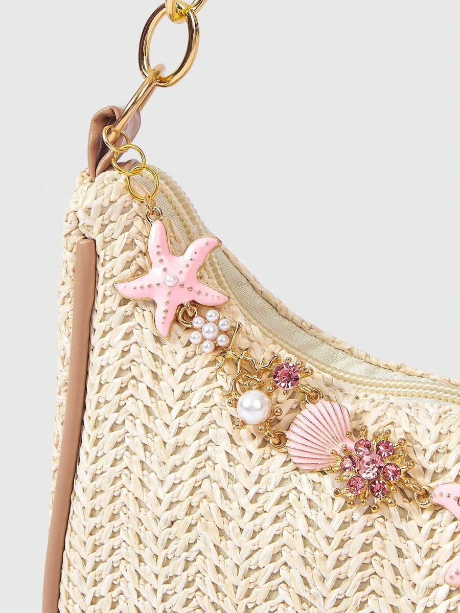 Viva Strut Summer Seaside Vacation Straw Bag