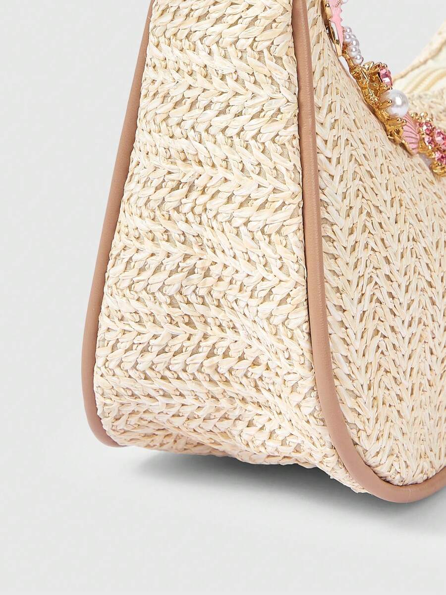 Viva Strut Summer Seaside Vacation Straw Bag