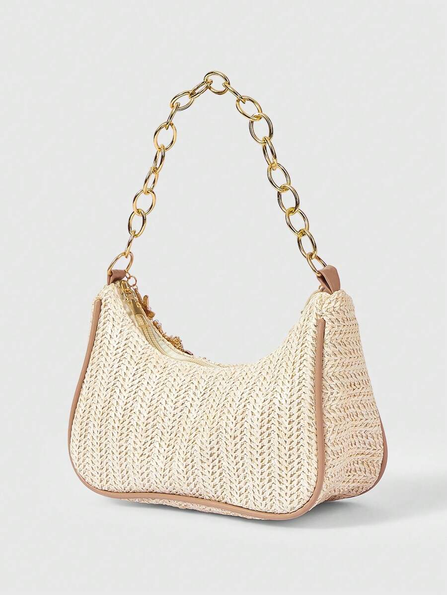 Viva Strut Summer Seaside Vacation Straw Bag