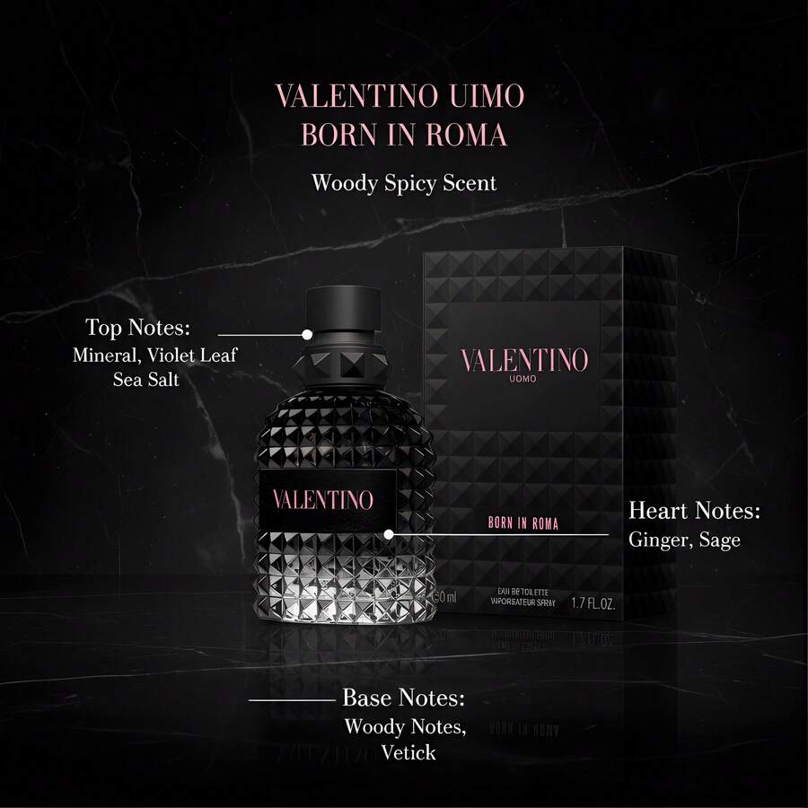 Valentino Uomo Born In Roma EDT Spray For Men