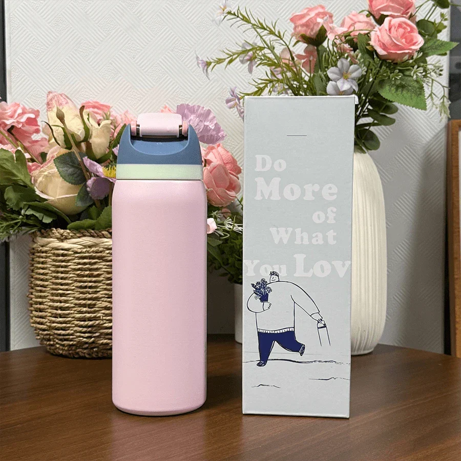 Owala Stainless Steel Water Bottle With Straw For Travel