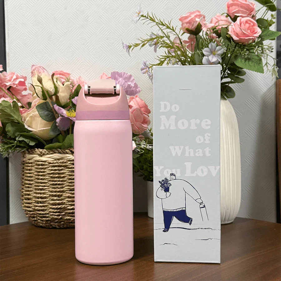 Owala Stainless Steel Water Bottle With Straw For Travel