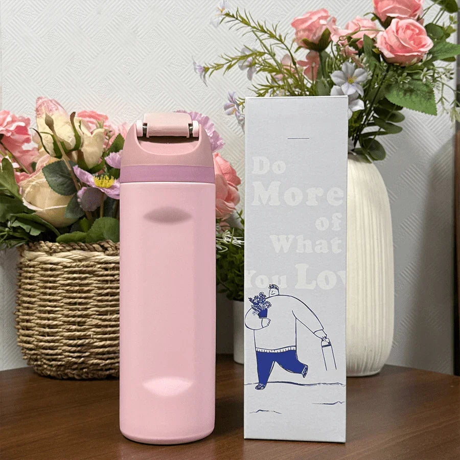 Owala Stainless Steel Water Bottle With Straw For Travel