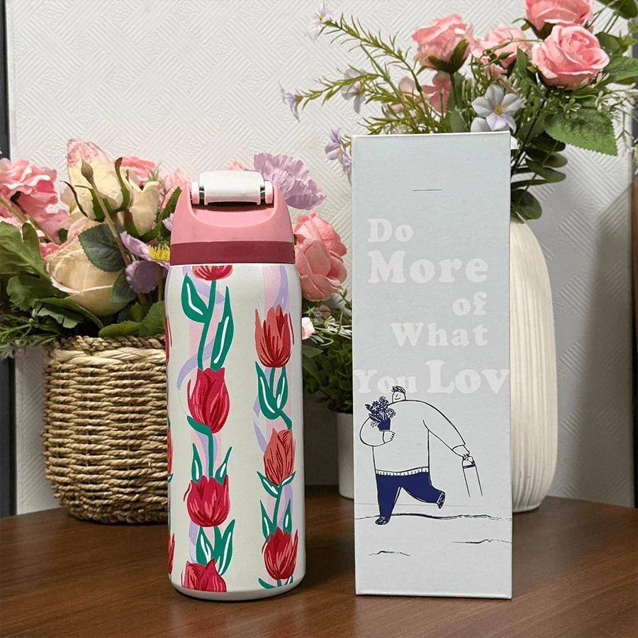 Owala Stainless Steel Water Bottle With Straw For Travel