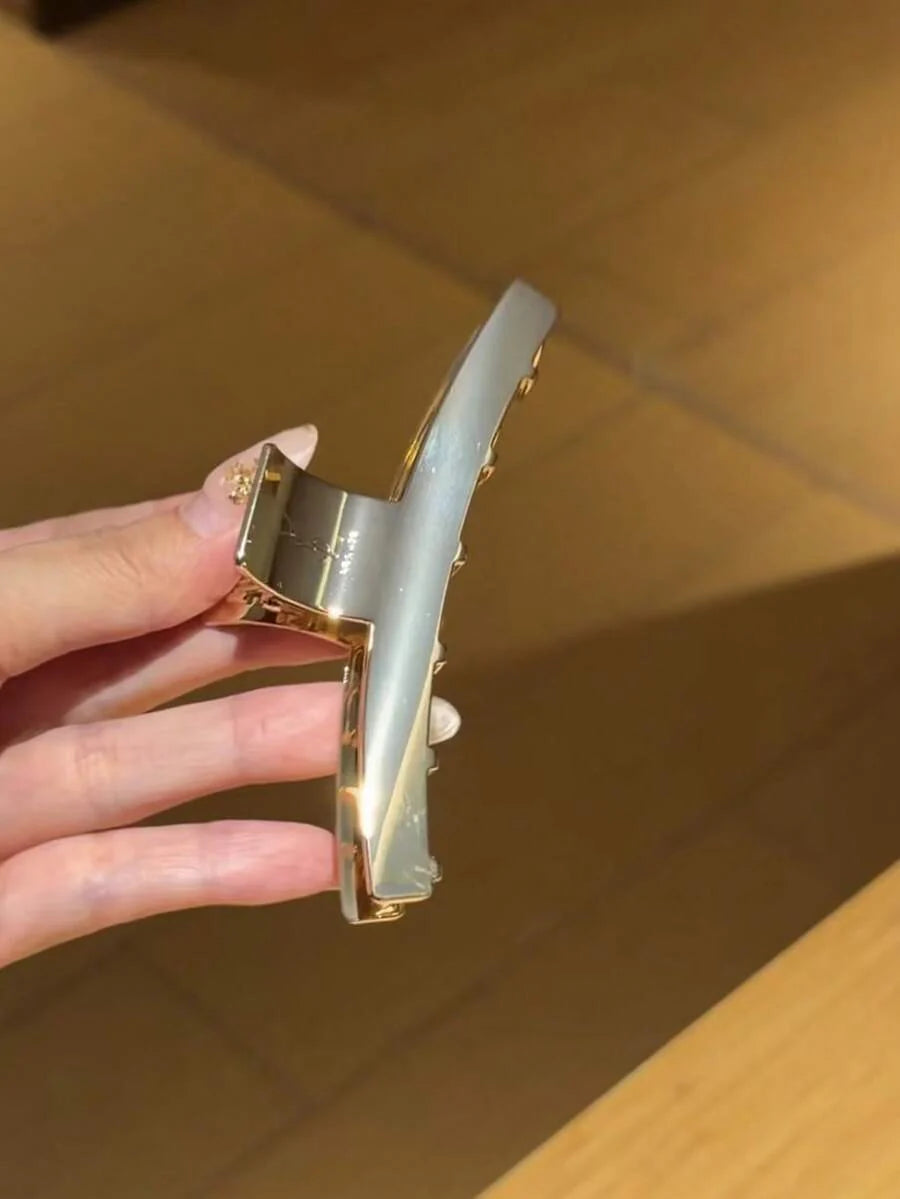 YSL Metallic Gold Hair Clip