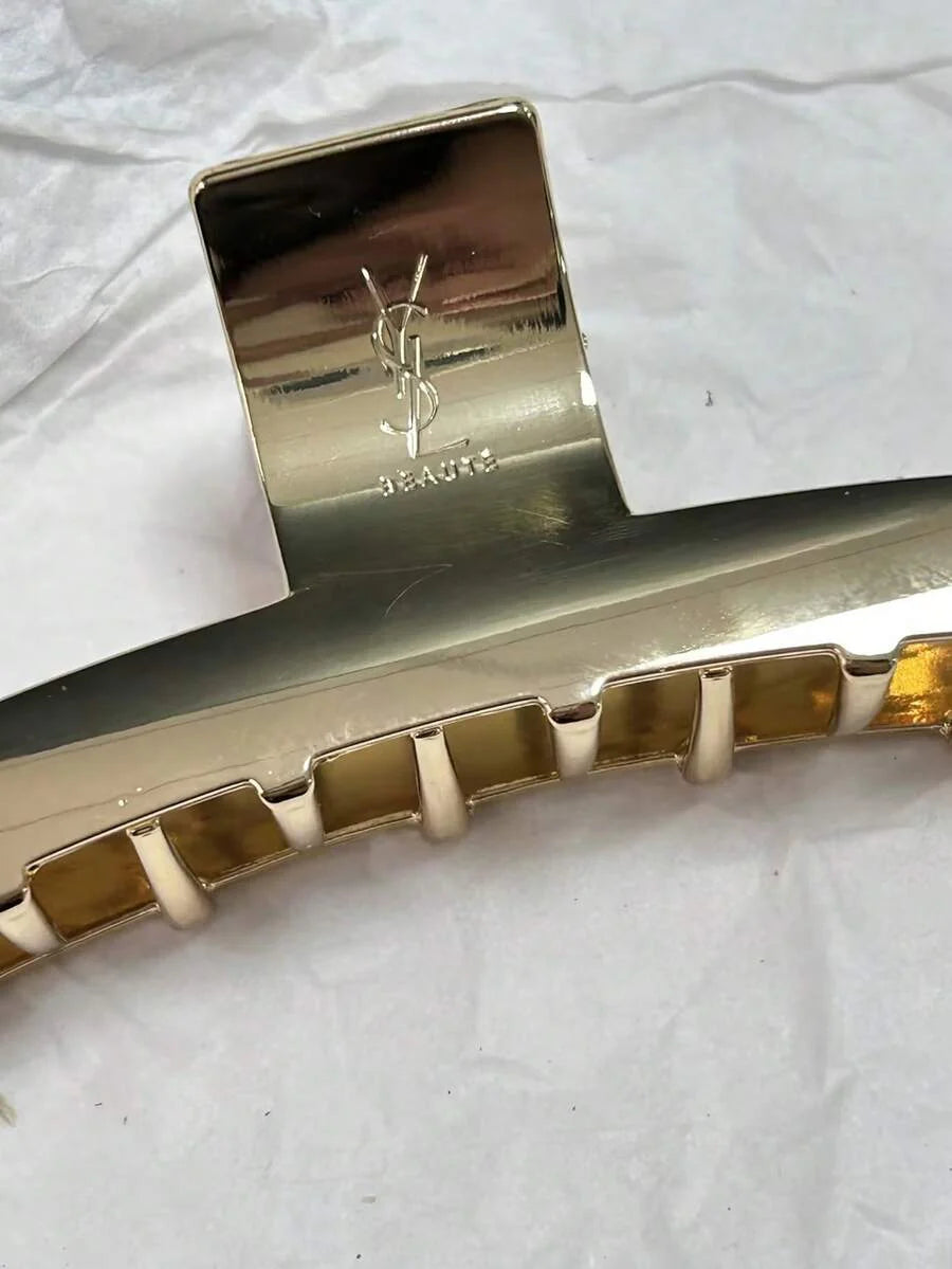 YSL Metallic Gold Hair Clip