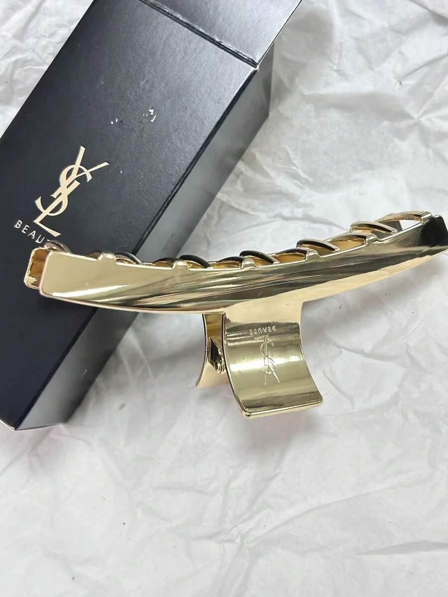 YSL Metallic Gold Hair Clip