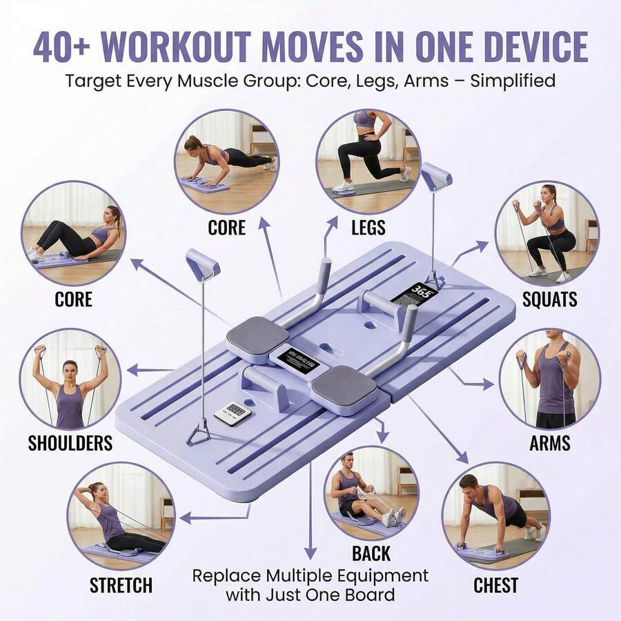 HanTai Pilates Board - 2026 Pilates Reformer Set
