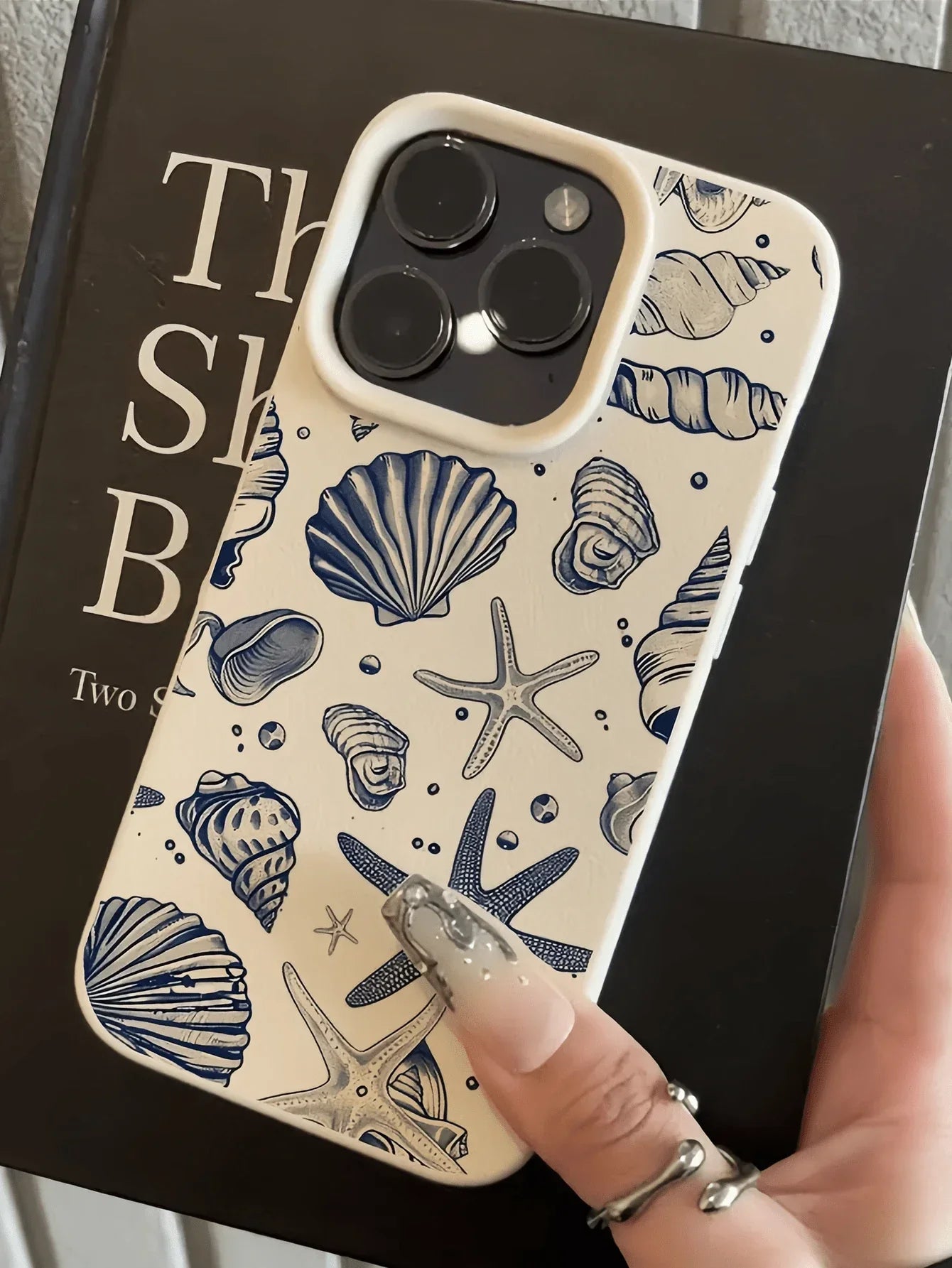 Iphone Pink White TPU Fashion Shockproof Mobile Cover