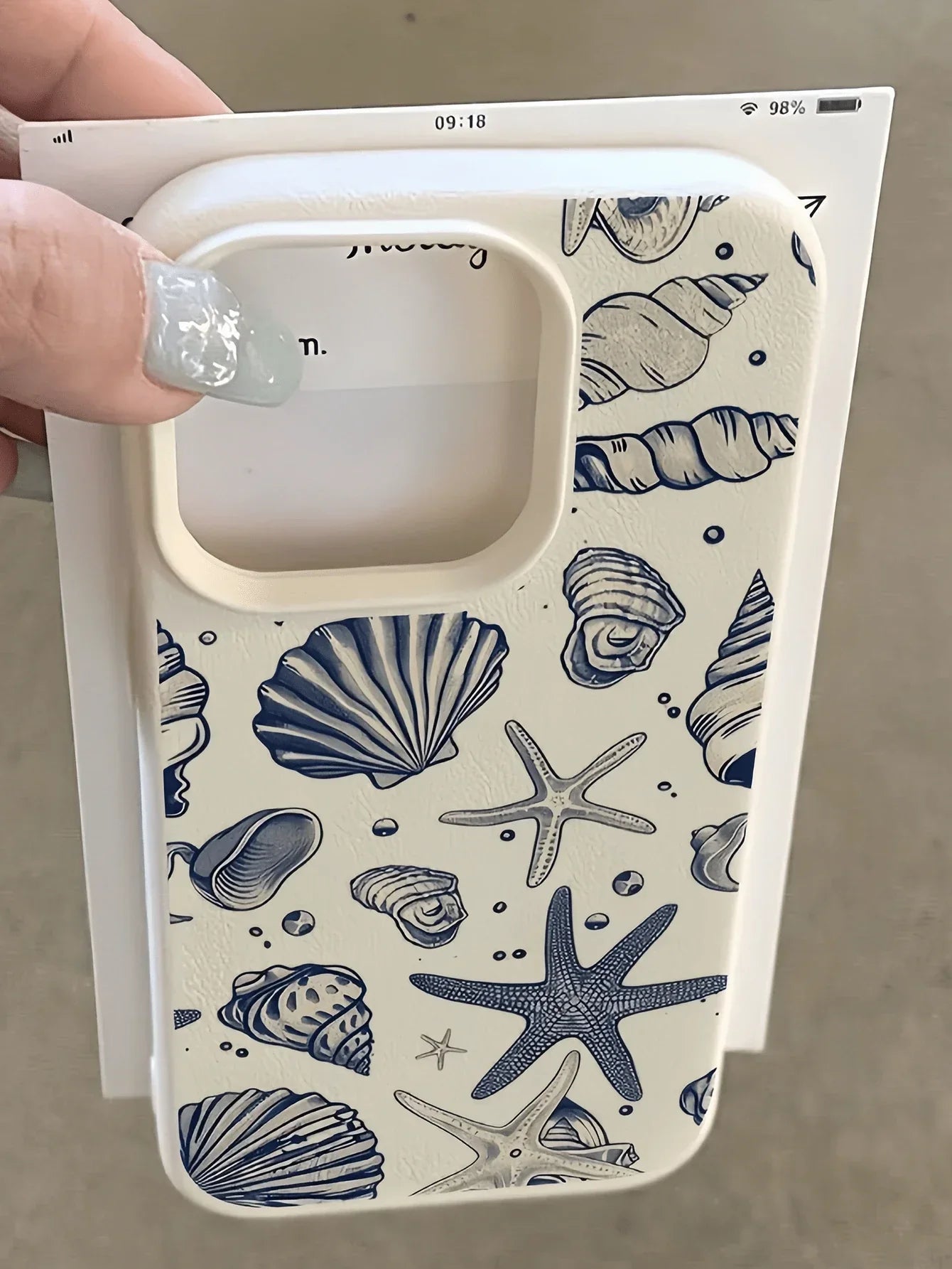 Iphone Pink White TPU Fashion Shockproof Mobile Cover
