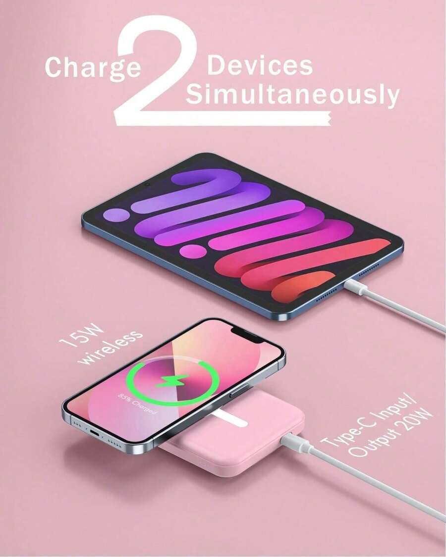 Fast Charging Magnetic Power Bank Portable Power Supply