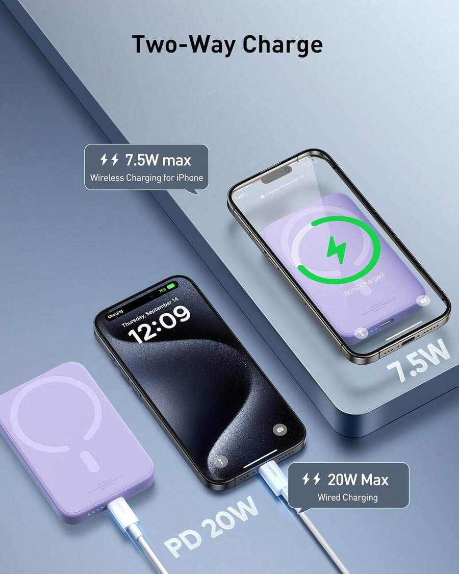 Fast Charging Magnetic Power Bank Portable Power Supply