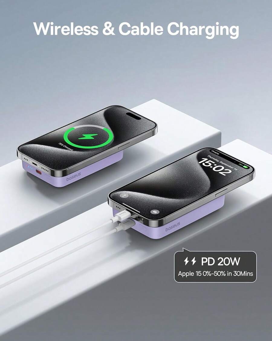 Fast Charging Magnetic Power Bank Portable Power Supply