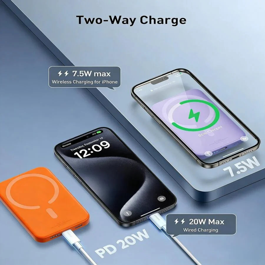 Fast Charging Magnetic Power Bank Portable Power Supply