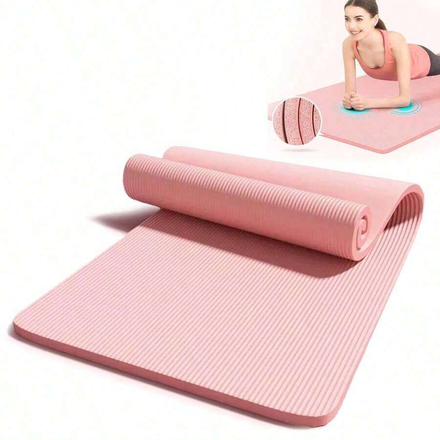 Balance From Yoga Mat 1-Inch Extra Thick High-Density Exercise Mat
