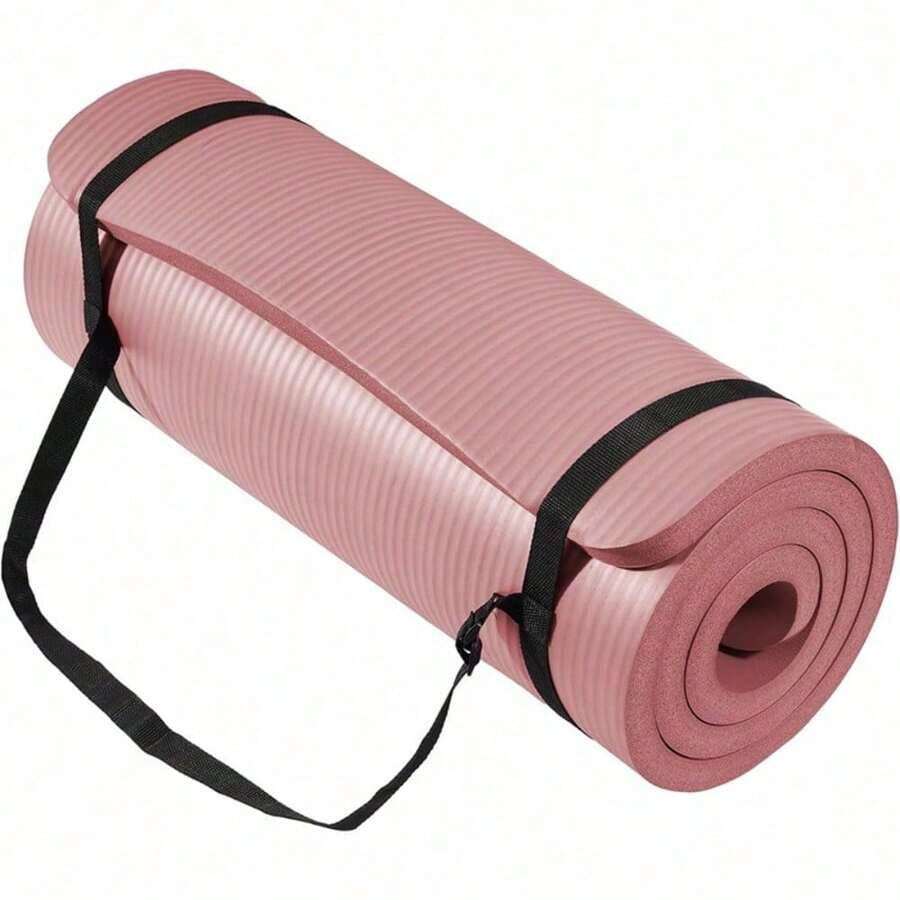 Balance From Yoga Mat 1-Inch Extra Thick High-Density Exercise Mat