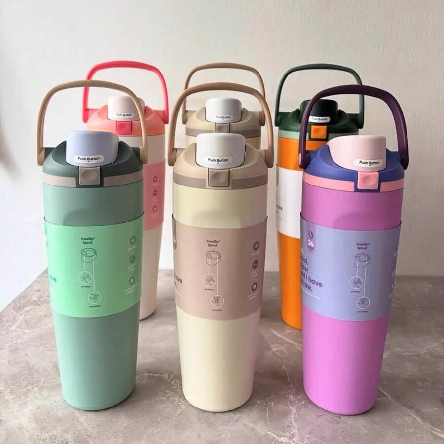 OWALA NEW Insulated Stainless Steel Water Bottle With Straw