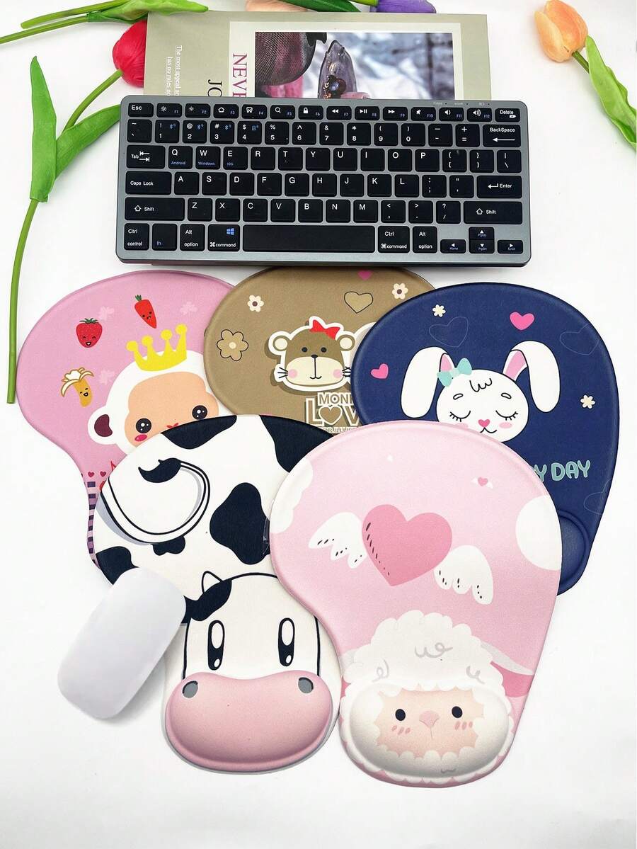 Silicone Thickened Anti-Slip Wrist Rest Mouse Pad