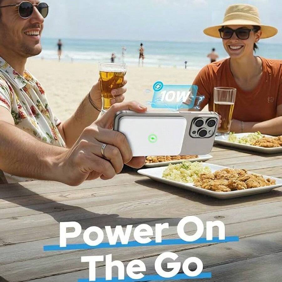 Fast Charging Magnetic Wireless Power Bank